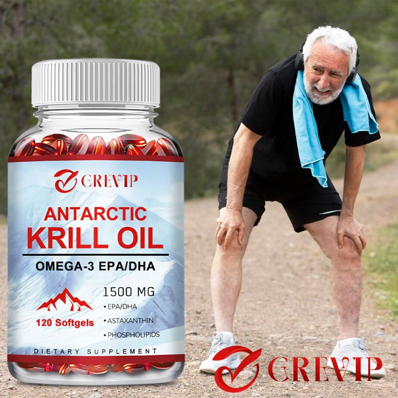 Krill Oil Supplement - Antarctic Krill Oil Supplement - Highly