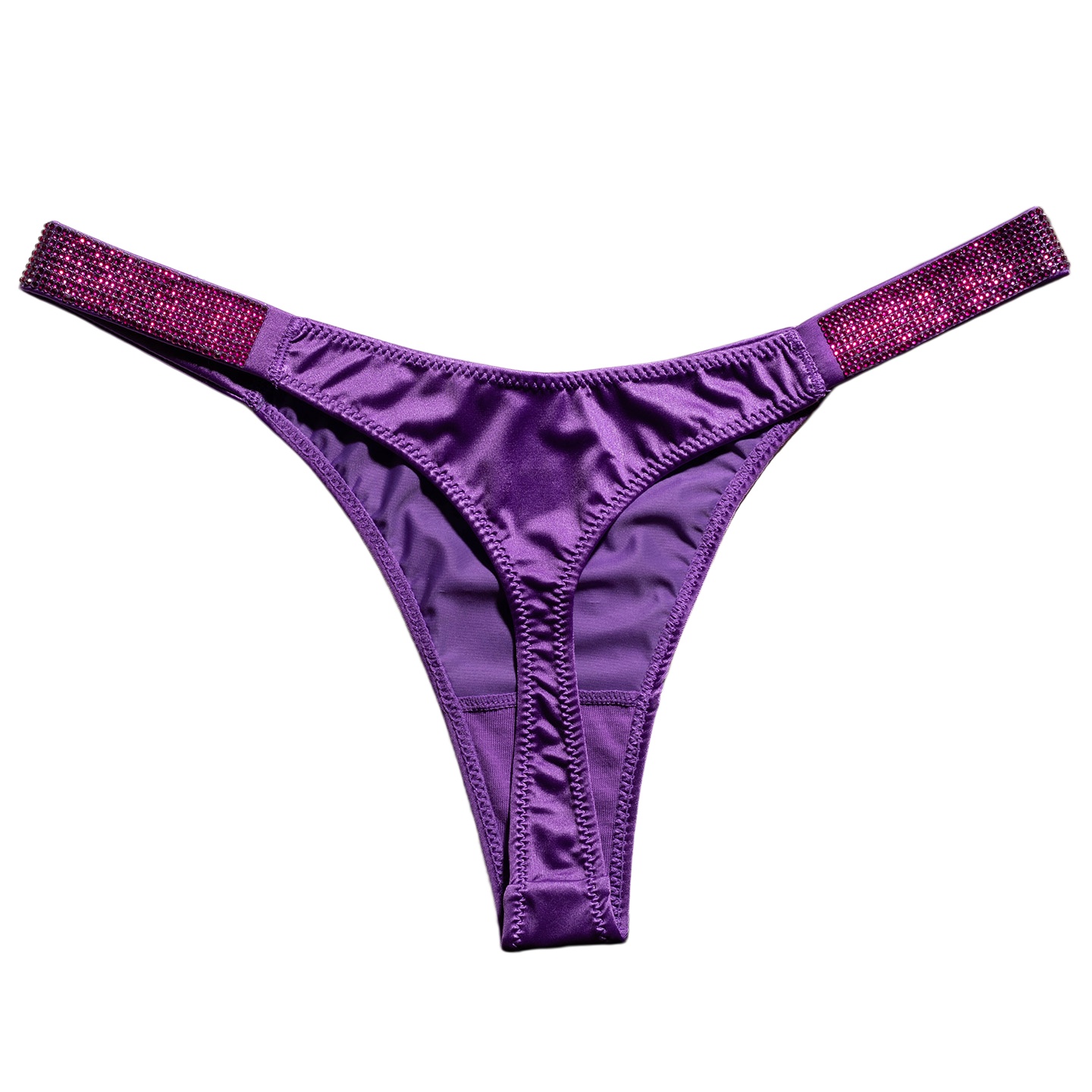 Fitness & Nutrition Lab - Letter Sexy Panties Women Thongs Rhinestones