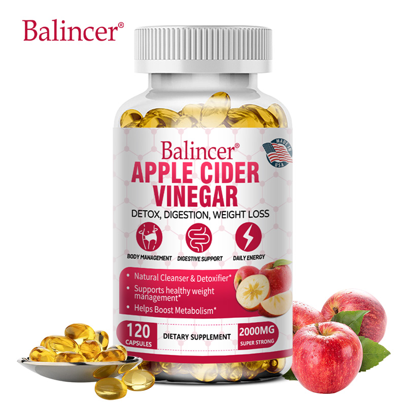 Apple Cider Vinegar Pill - Apple Cider Vinegar-with Magnesium,Green Tea,Weight Management,Digestion,Detox,Metabolism,Burn