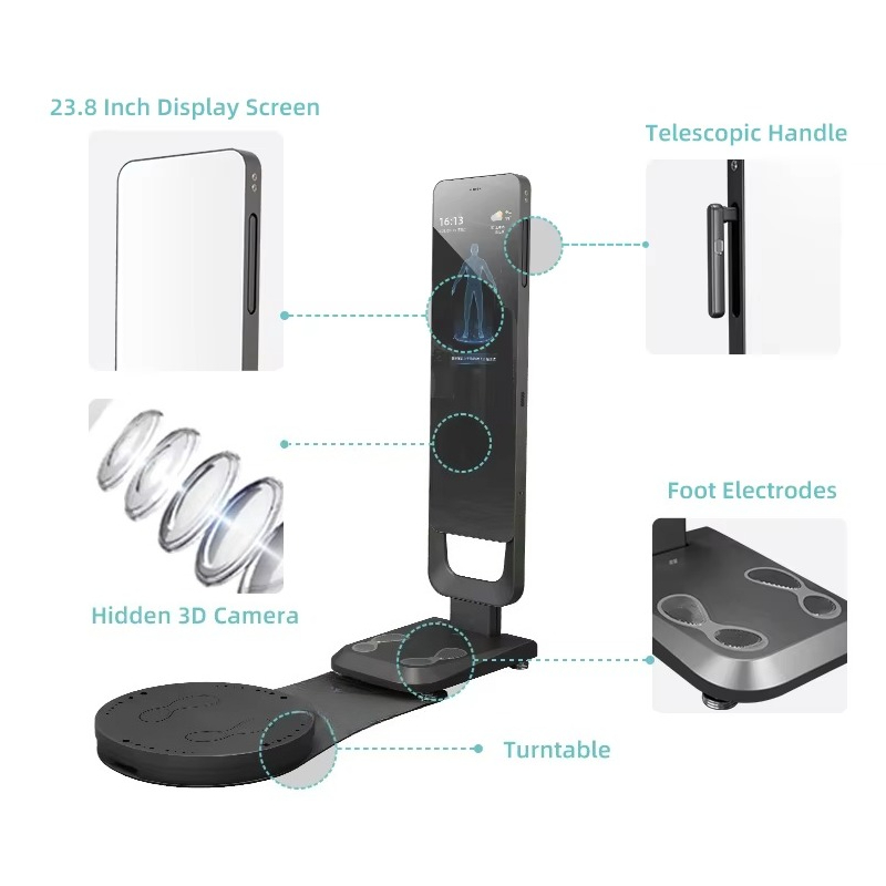 The Nutrition Fitness - Smart Fitness Mirror Body Scanner Nutrition
