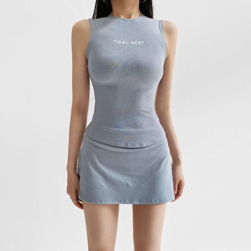 Fitness & Nutrition Lab - New Letter Printed Round Neck Slim