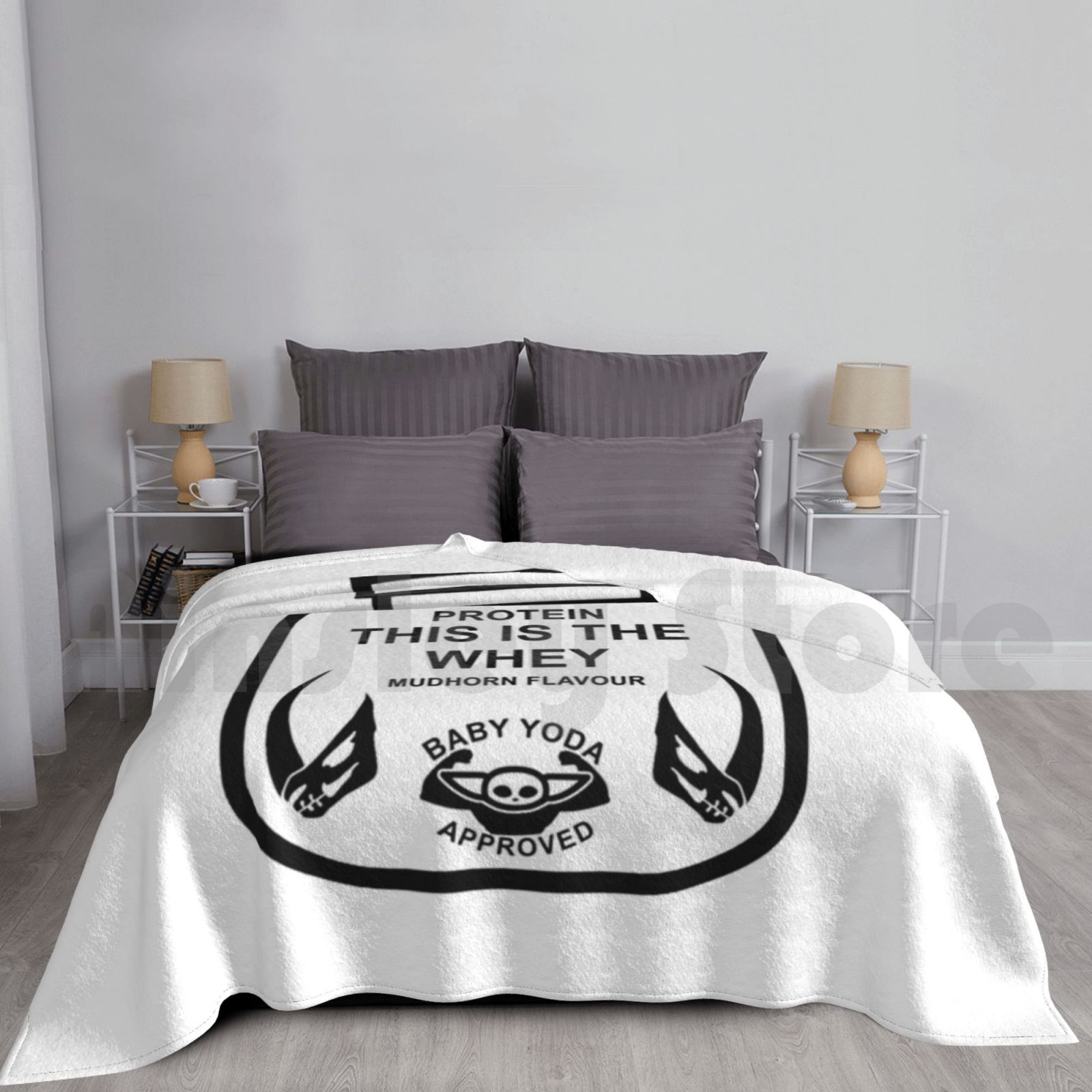 Nutrition Workout - Mando Whey Protein Blanket Fashion Custom
