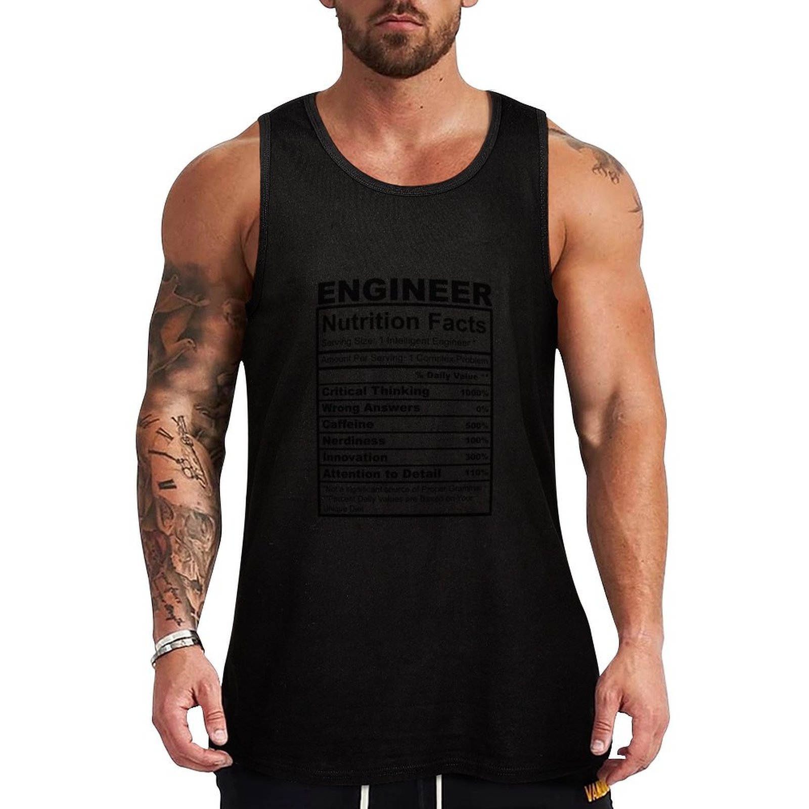 Nutrition Workout - Funny Engineer Gift Nutrition Fact Humor