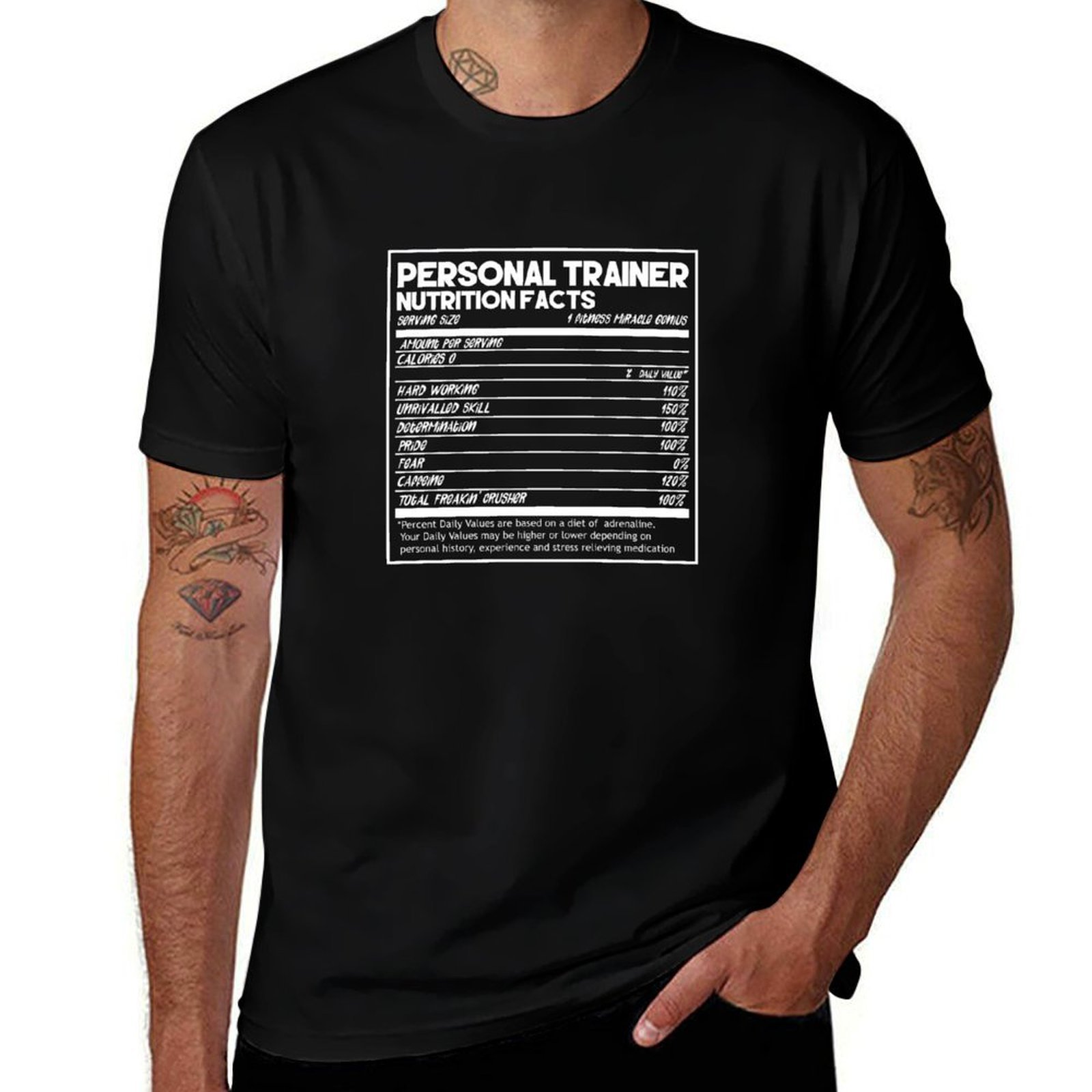 Nutrition Workout - Funny Personal Trainer Nutrition Facts Exercise