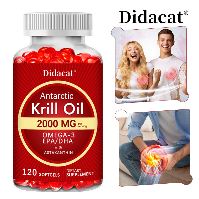2000mg Antarctic Krill Oil wit - Krill Oil Supplement ulasan dan harga