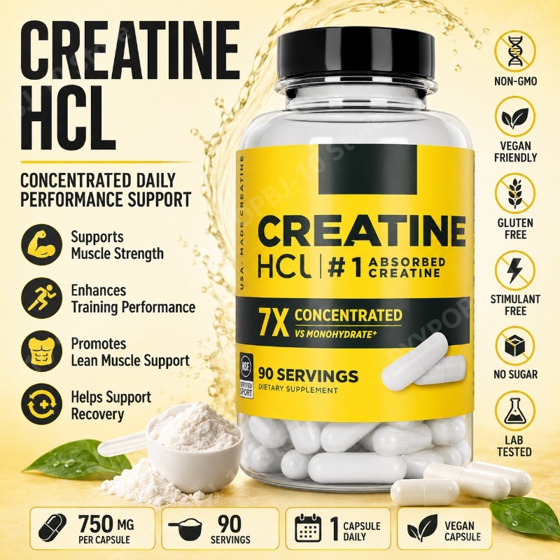 Creatine HCl 750mg 90 Capsules - The Nutrition Fitness ulasan dan harga
