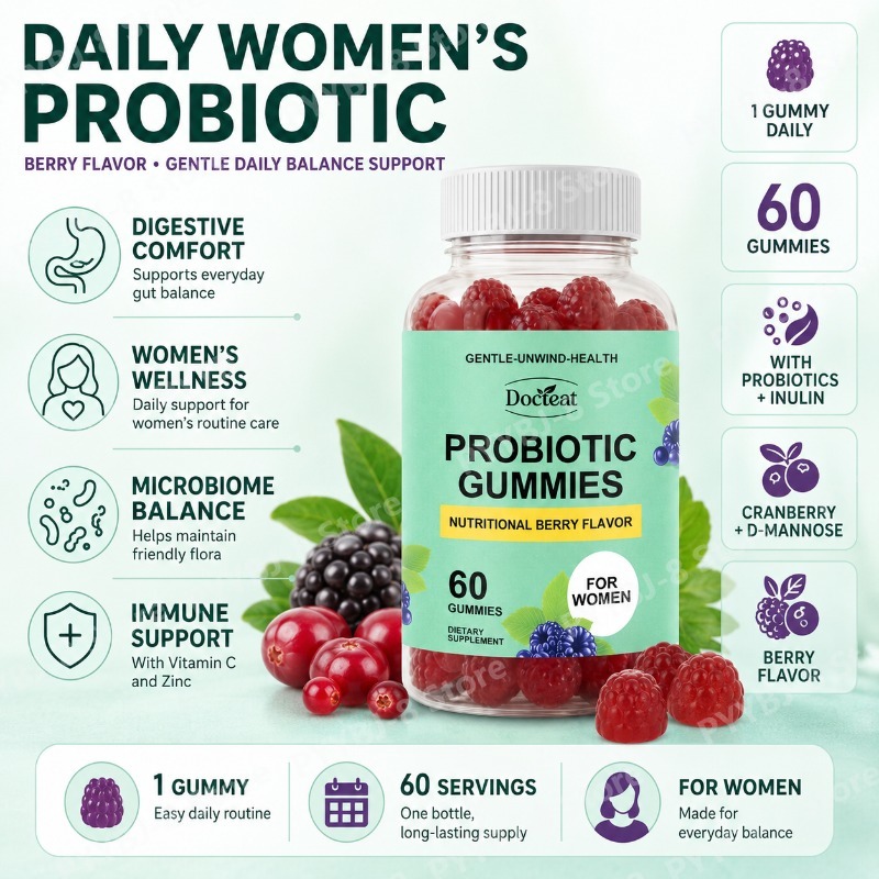 Women Probiotic Gummies 60 Cou - Probiotics Women Health ulasan dan harga