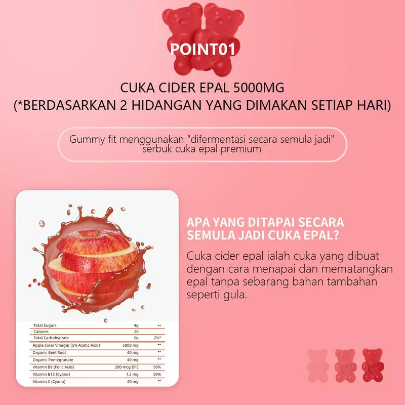 Apple Cider Vinegar Gummies -  - Apple Cider Vinegar Pill ulasan dan harga