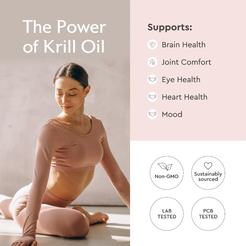Antarctic Krill Oil 500mg Phos - Krill Oil Supplement ulasan dan harga
