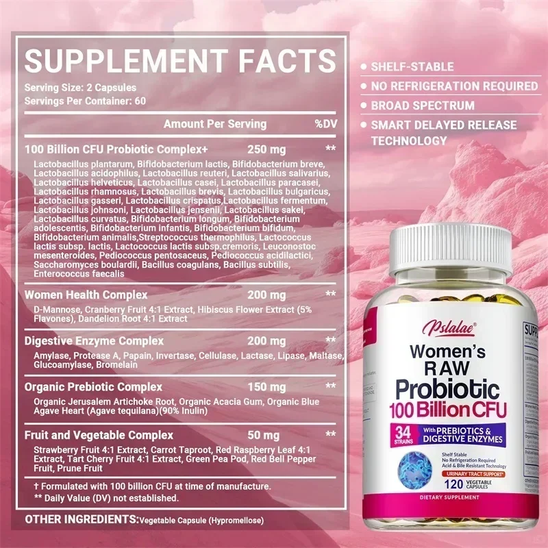 Raw Probiotics for Women - Pro - Probiotics Women Health ulasan dan harga