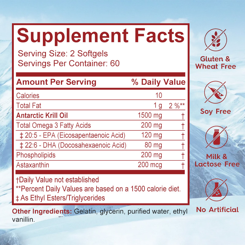 Antarctic Krill Oil Supplement - Krill Oil Supplement ulasan dan harga