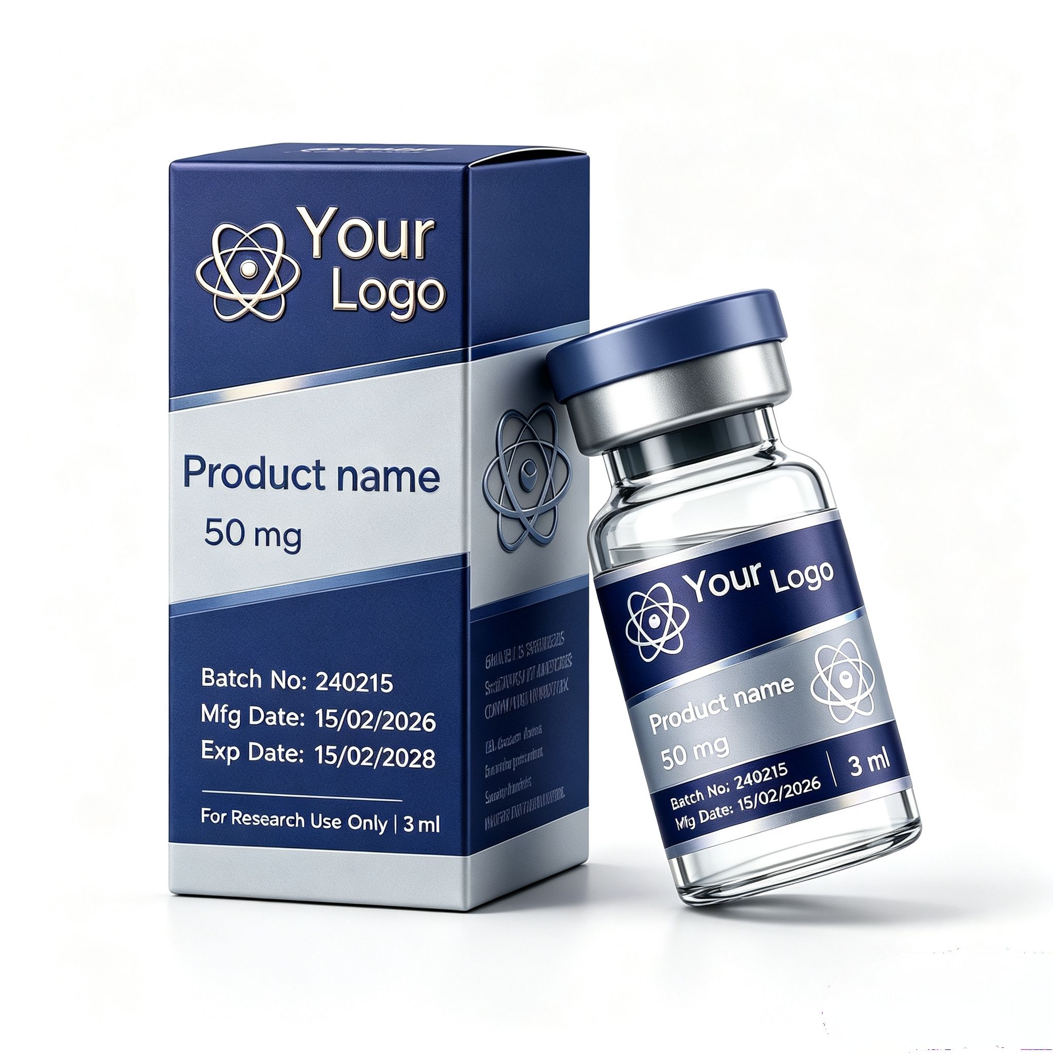 Custom Peptide Vial Waterproof - The Nutrition Fitness ulasan dan harga