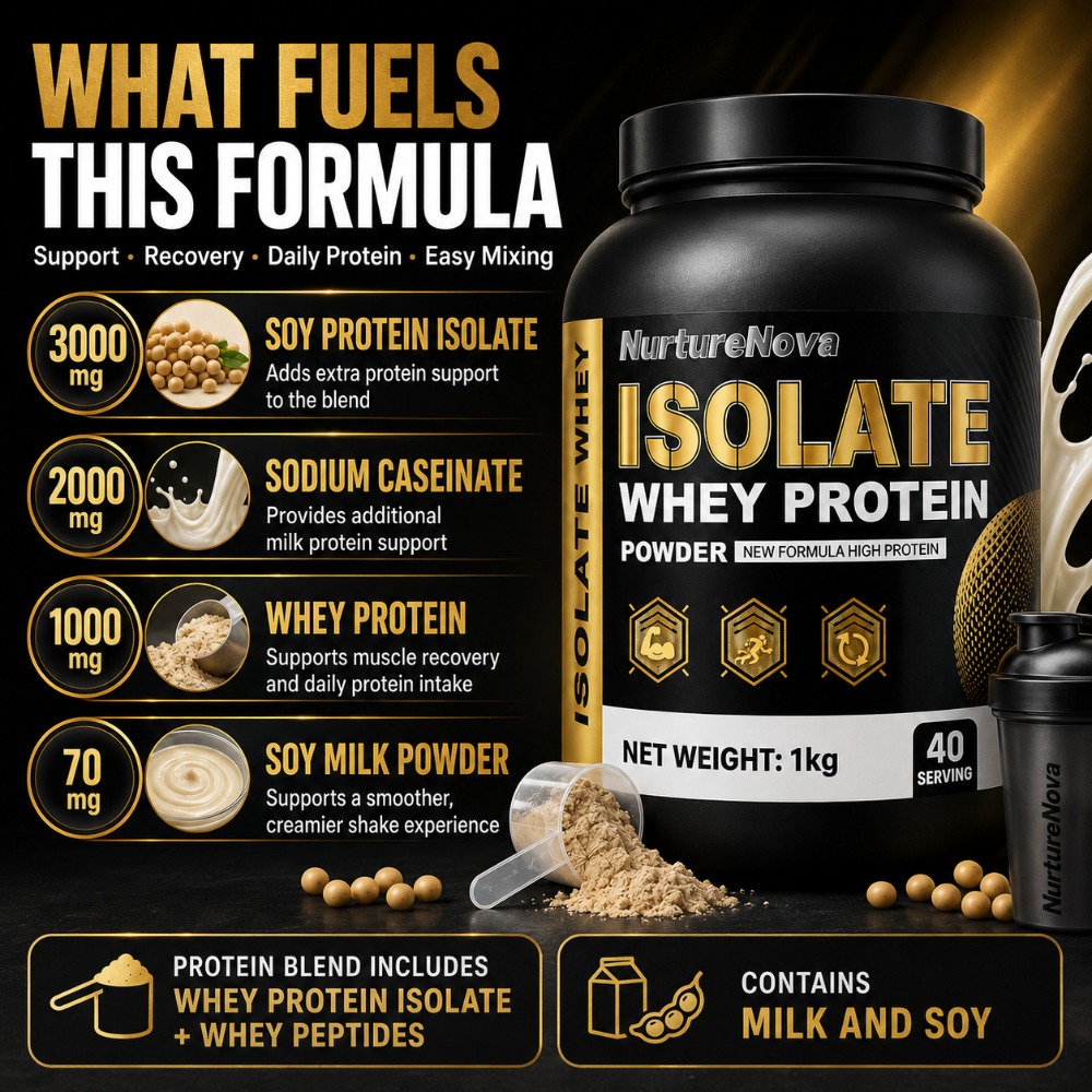NurtureNova Isolate Whey Prote - Nutrition Workout ulasan dan harga