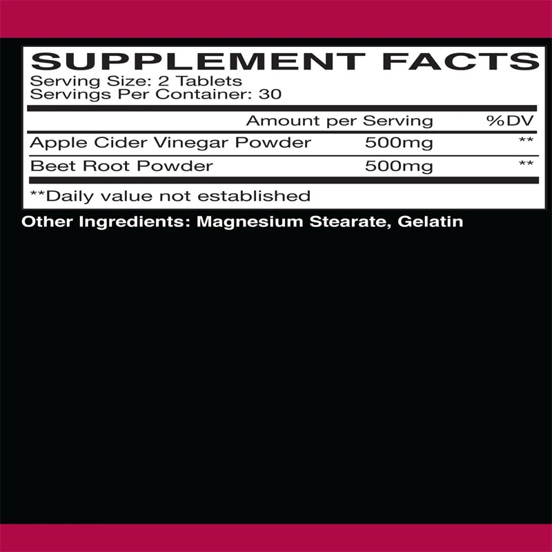 Apple Cider Vinegar+beetroot C - Apple Cider Vinegar Pill ulasan dan harga
