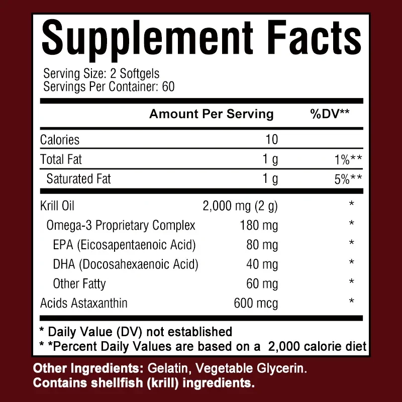 Krill Oil Supplement - Reduces - Krill Oil Supplement ulasan dan harga