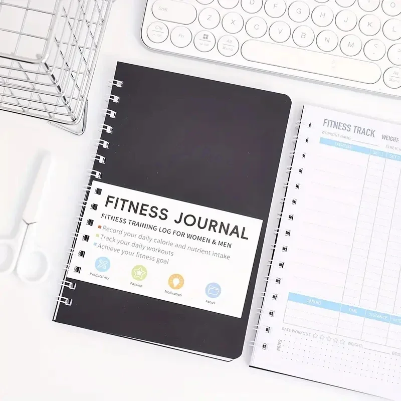 Spiral Notebook Daily Exercise - Nutrition Fitness Plan ulasan dan harga