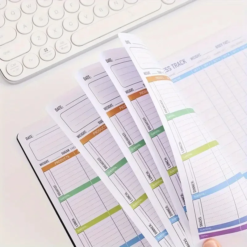 Spiral Notebook Daily Exercise - Nutrition Fitness Plan ulasan dan harga