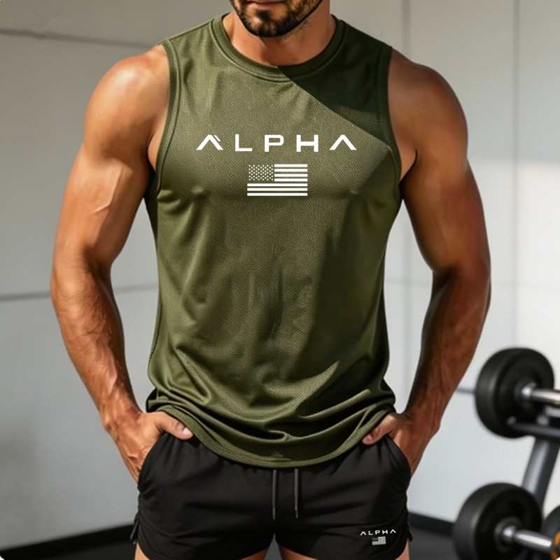 2026 Alpha Men's Printed Round - Fitness & Nutrition Lab ulasan dan harga