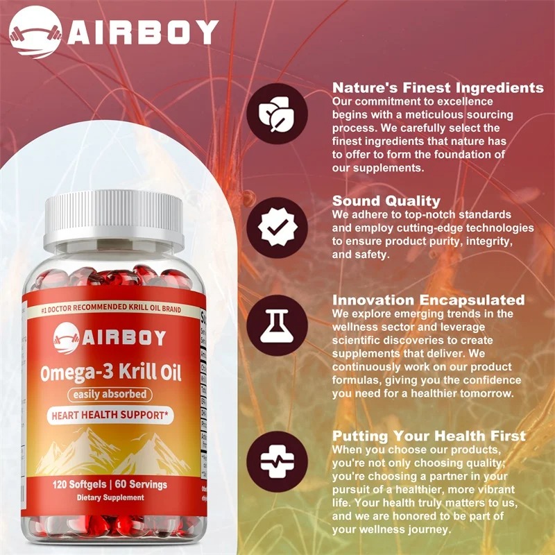 Omega-3 Krill Oil with EPA, DH - Krill Oil Supplement ulasan dan harga