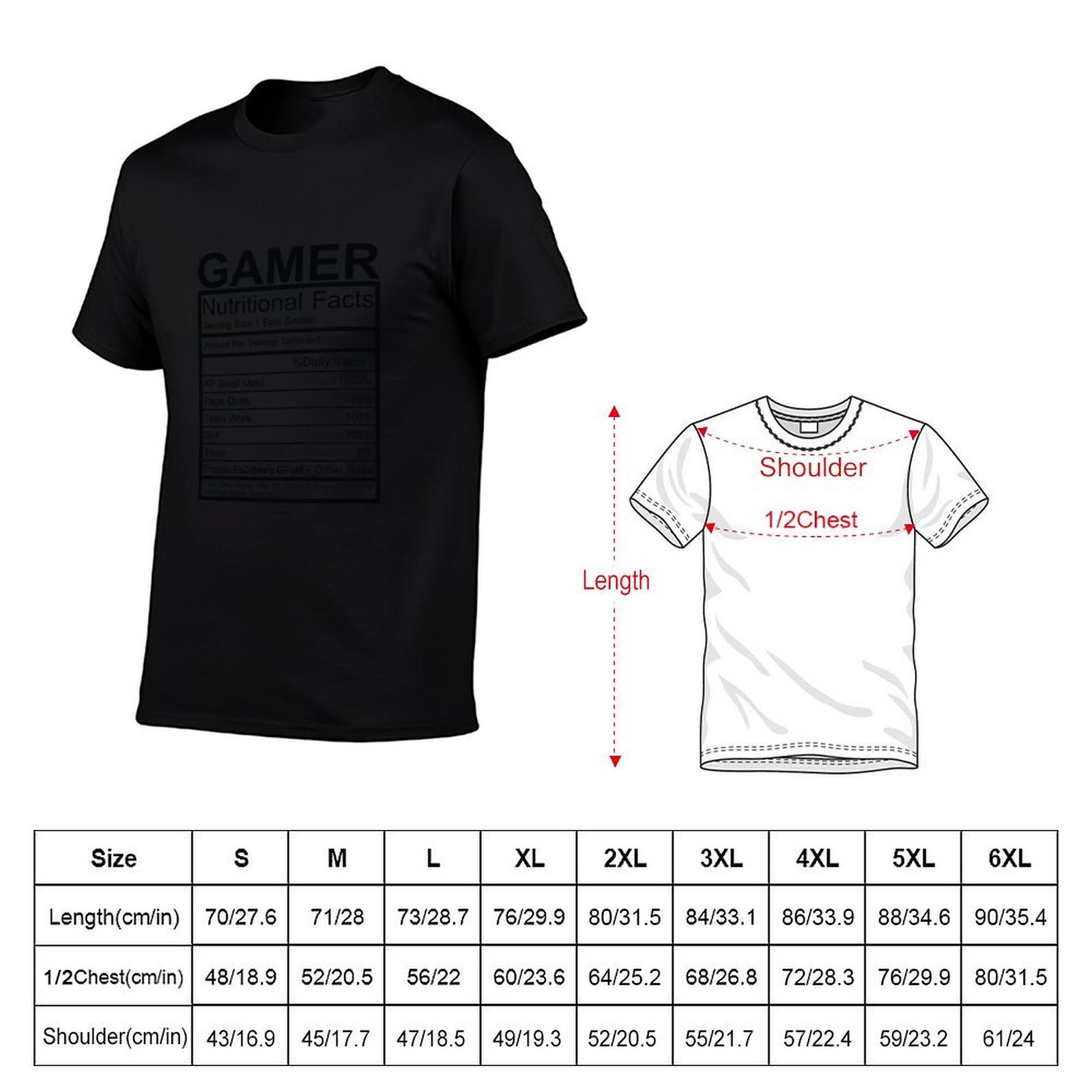 Gamer Nutritional Facts Chart  - The Nutrition Fitness ulasan dan harga