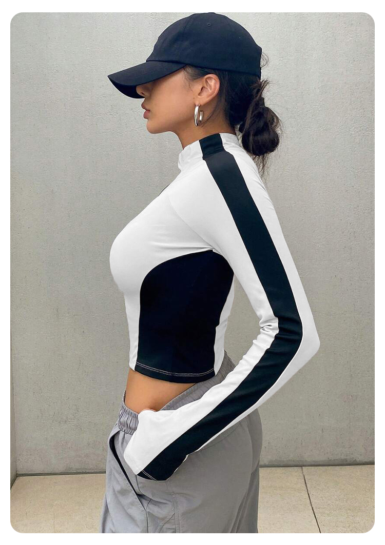 Yoga Clothes Stand Up Collar J - Fitness & Nutrition Lab ulasan dan harga