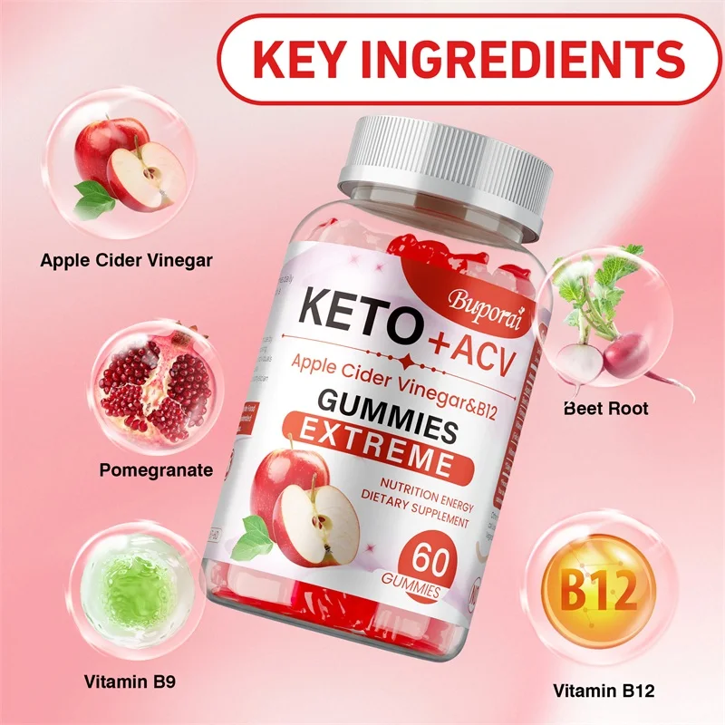 Keto + Apple Cider Vinegar Gum - Apple Cider Vinegar Pill ulasan dan harga