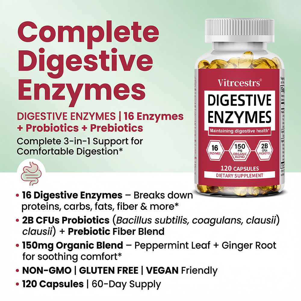 Digestive Enzymes for Gut Heal - Probiotics Women Health ulasan dan harga
