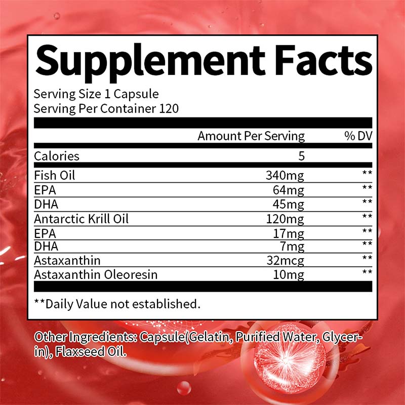 Dietary Supplement Astaxanthin - Krill Oil Supplement ulasan dan harga