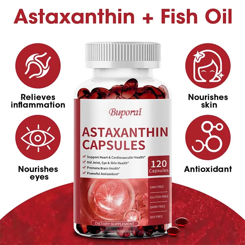 Dietary Supplement Astaxanthin - Krill Oil Supplement ulasan dan harga