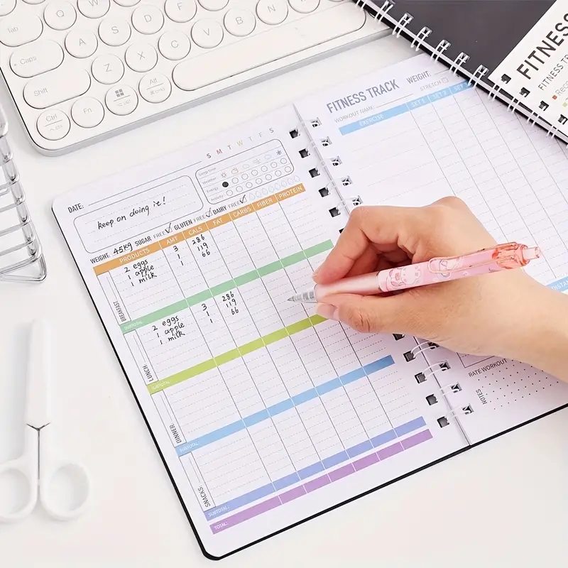 Fitness Journal Notebook Daily - Nutrition Fitness Plan ulasan dan harga