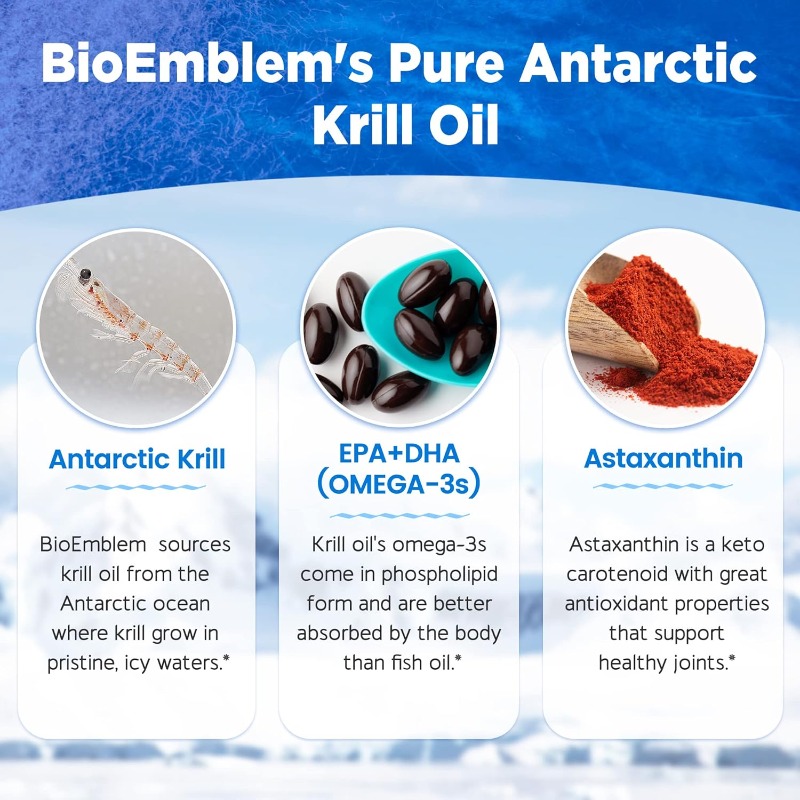 Antarctic krill oil supplement - Krill Oil Supplement ulasan dan harga
