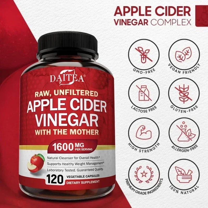 Apple Cider Vinegar 1600 mg wi - Apple Cider Vinegar Pill ulasan dan harga
